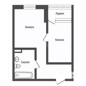 1-к квартира, вторичка, 30м2, 5/18 этаж