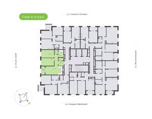 2-к квартира, вторичка, 71м2, 8/25 этаж