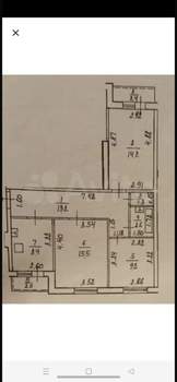 3-к квартира, вторичка, 64м2, 2/9 этаж