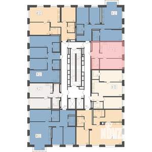 1-к квартира, вторичка, 51м2, 16/18 этаж