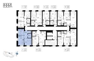 2-к квартира, вторичка, 52м2, 2/13 этаж