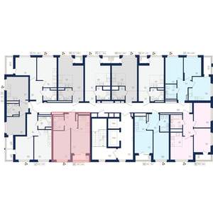 2-к квартира, вторичка, 37м2, 7/22 этаж