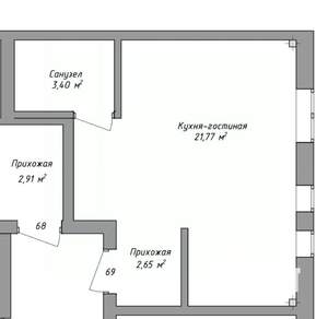 Студия квартира, вторичка, 28м2, 2/14 этаж