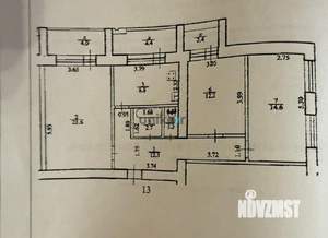 3-к квартира, вторичка, 79м2, 3/15 этаж