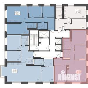 3-к квартира, вторичка, 93м2, 22/23 этаж