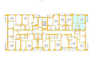 2-к квартира, строящийся дом, 48м2, 2/27 этаж