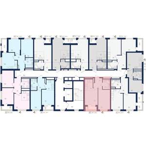 2-к квартира, вторичка, 37м2, 6/22 этаж
