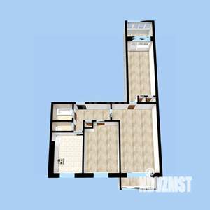 3-к квартира, вторичка, 63м2, 3/9 этаж