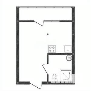 Студия квартира, вторичка, 25м2, 9/21 этаж