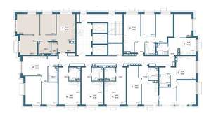 3-к квартира, строящийся дом, 76м2, 24/31 этаж
