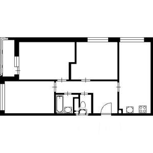 2-к квартира, вторичка, 60м2, 10/10 этаж