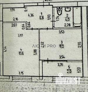 2-к квартира, вторичка, 37м2, 9/20 этаж