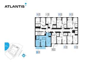 3-к квартира, вторичка, 76м2, 3/32 этаж