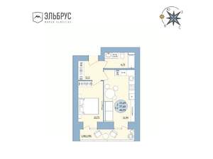 2-к квартира, вторичка, 41м2, 10/20 этаж