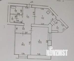 2-к квартира, вторичка, 67м2, 3/12 этаж