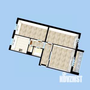 3-к квартира, вторичка, 76м2, 9/10 этаж