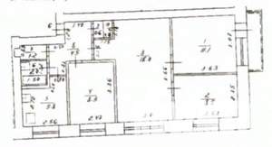 4-к квартира, вторичка, 61м2, 2/5 этаж