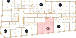 1-к квартира, вторичка, 62м2, 2/7 этаж