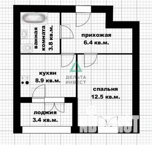1-к квартира, вторичка, 36м2, 18/20 этаж