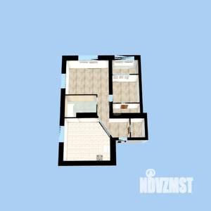 2-к квартира, вторичка, 65м2, 19/27 этаж