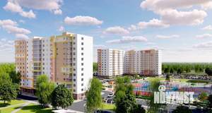 2-к квартира, строящийся дом, 54м2, 13/25 этаж