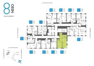 2-к квартира, вторичка, 57м2, 28/32 этаж