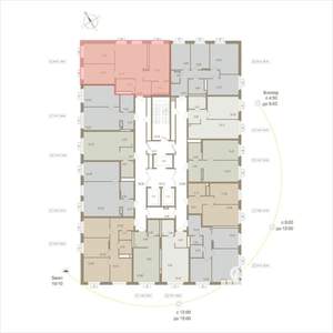 3-к квартира, вторичка, 76м2, 14/20 этаж