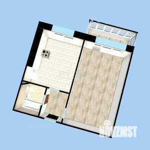 1-к квартира, вторичка, 34м2, 2/10 этаж