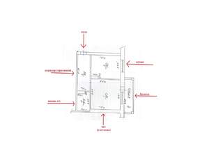 1-к квартира, вторичка, 43м2, 3/10 этаж