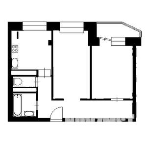 2-к квартира, вторичка, 54м2, 4/9 этаж