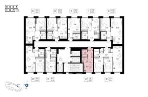 1-к квартира, вторичка, 23м2, 10/25 этаж