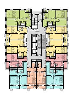 2-к квартира, вторичка, 54м2, 22/25 этаж