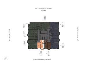 1-к квартира, вторичка, 42м2, 4/12 этаж