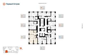 2-к квартира, вторичка, 57м2, 16/23 этаж