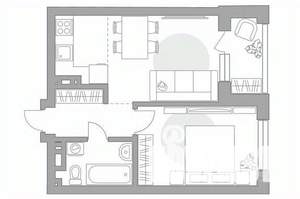 2-к квартира, вторичка, 44м2, 7/23 этаж