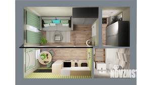 1-к квартира, вторичка, 23м2, 2/5 этаж