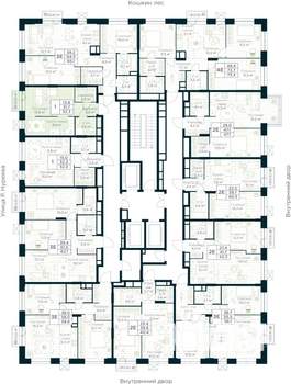 Студия квартира, строящийся дом, 32м2, 15/30 этаж