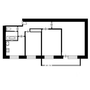 3-к квартира, вторичка, 58м2, 4/5 этаж