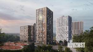 2-к квартира, строящийся дом, 42м2, 6/21 этаж