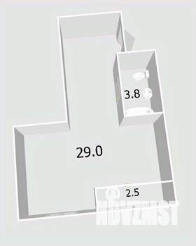 Студия квартира, вторичка, 32м2, 4/26 этаж