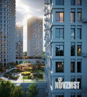 2-к квартира, строящийся дом, 54м2, 2/27 этаж