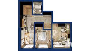 2-к квартира, вторичка, 63м2, 3/25 этаж