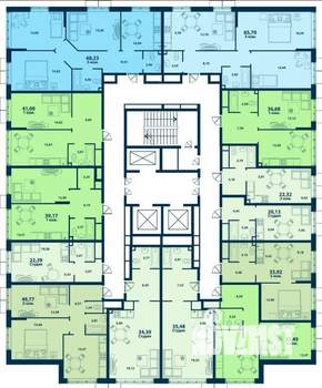 3-к квартира, вторичка, 66м2, 2/24 этаж