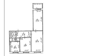 3-к квартира, вторичка, 60м2, 9/9 этаж