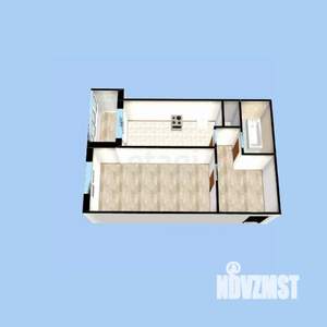 1-к квартира, вторичка, 46м2, 20/25 этаж