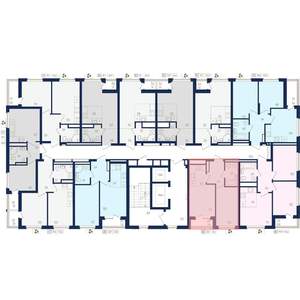 2-к квартира, вторичка, 34м2, 9/22 этаж