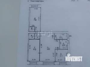 3-к квартира, вторичка, 56м2, 1/5 этаж