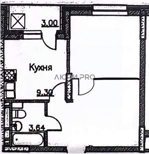 1-к квартира, вторичка, 37м2, 19/22 этаж
