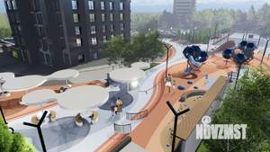 1-к квартира, строящийся дом, 44м2, 31/34 этаж