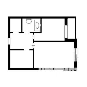 1-к квартира, вторичка, 43м2, 7/13 этаж